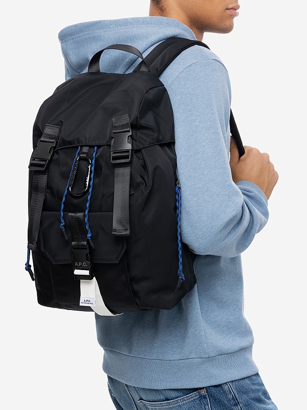 Рюкзак муж A.P.C. PAAGR-H62220 LZZ BLACK - 5