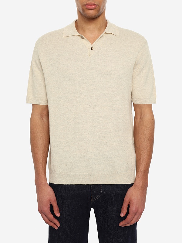 Поло муж Woolrich CFWOKN2046MRUF0734 MILKY CREAM MELANGE - 3