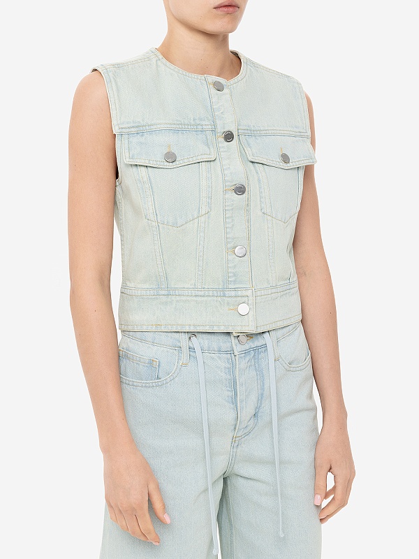 Жилет жен Yuzefi YUZRS25-RW-JK01-43 LIGHT BLUE - 3