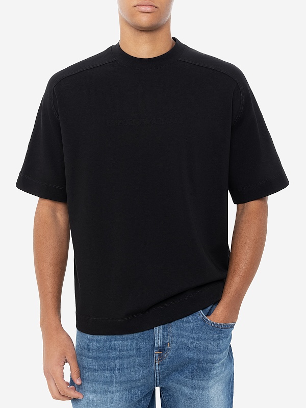 Футболка муж Emporio Armani 3D1T76 1JWZZ 0999 NERO - 3