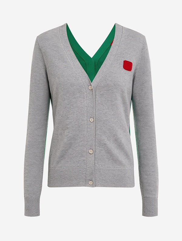 Кардиган жен MAX&CO 2626346013200 001 MELANGE GREY - 0
