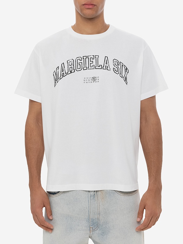 Футболка муж MM6 SH0GC0046 S24312 101 - 1