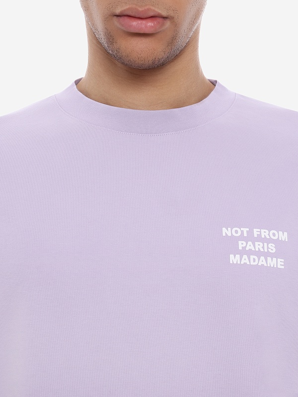 Футболка муж Drôle de Monsieur K-TS203-CO002-LAV LAVANDER - 5