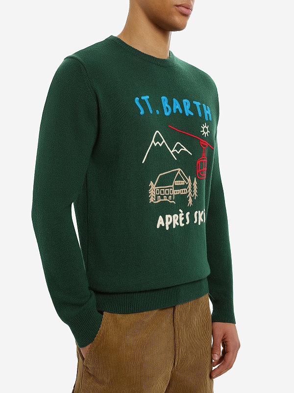 Свитер муж MC2 Saint Barth HER0001 02029I SB APRES DRAW 51 EMB - 1