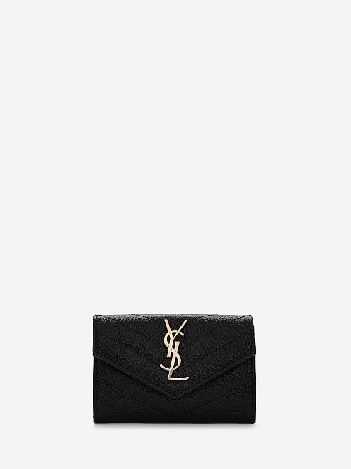 Кошелек жен Saint Laurent 414404/BOW011000 Nero - 0