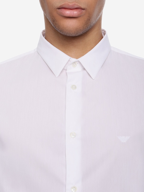 Рубашка муж Emporio Armani 8N1C09 1NI9Z 0100 BIANCO OTTICO - 3