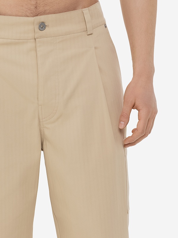Брюки муж Drôle de Monsieur F-BP155-CO206-BG BEIGE - 5