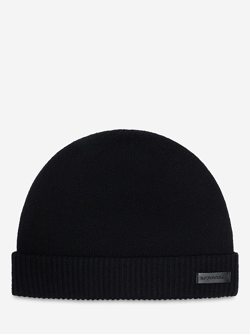 Шапка муж Emporio Armani EM002697 AF18244 UC001 BLACK BEAUTY - 0