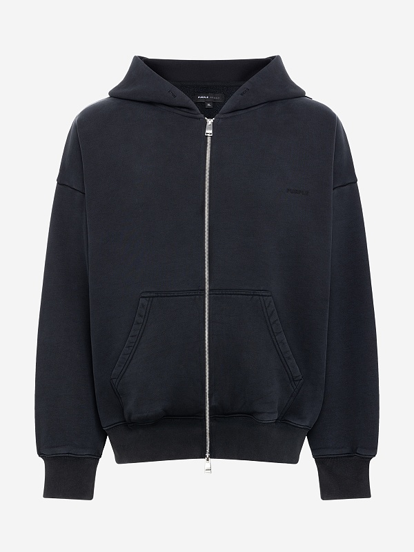 Толстовка на молнии муж PURPLE P460-BFWB724 BLACK - 5