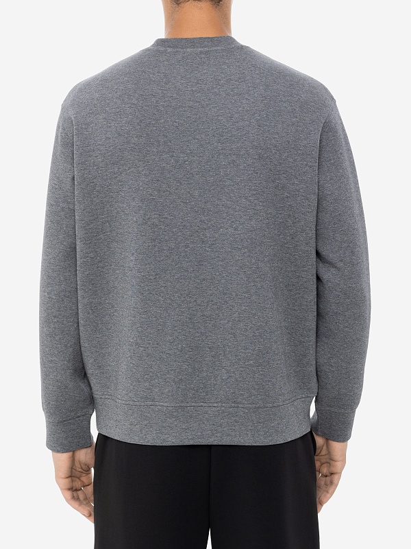 Толстовка муж Emporio Armani 6D1M76 1JHSZ 0631 GRIGIO MEL.SC - 3