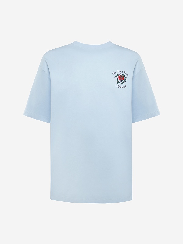 Футболка муж Drôle de Monsieur J-TS210-CO002-LBE LIGHT BLUE - 0