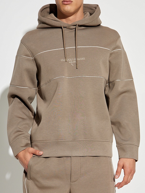Худи муж Emporio Armani EM002885 AF17545 U6189 WALNUT - 1