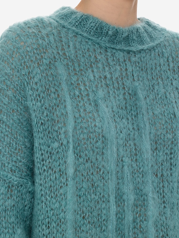 Свитер жен Isabel Benenato DK211 24 TURQUOISE - 5