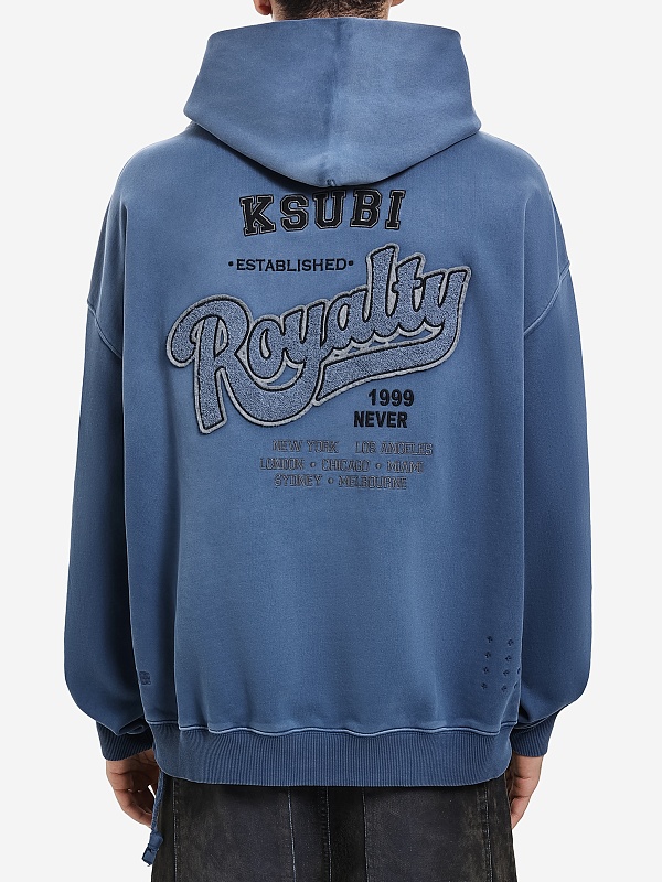 Худи муж Ksubi MFA25FL001 DARK BLUE - 3