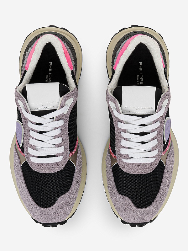 Кроссовки жен Philippe Model ATLD WN11 MONDIAL NEON_LILAC NOIR - 2
