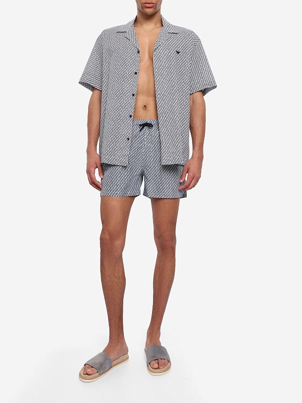 Рубашка муж Emporio Armani EM000593 AF20439 F0026 STICKS WHITE - 1
