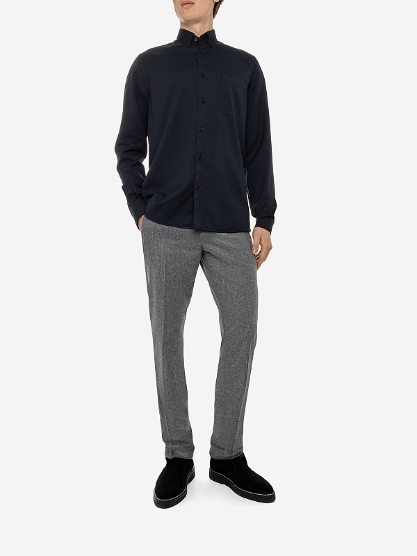 Рубашка муж AGNONA AI23PTD06U2N_U2071 B98 NIGHT - 2