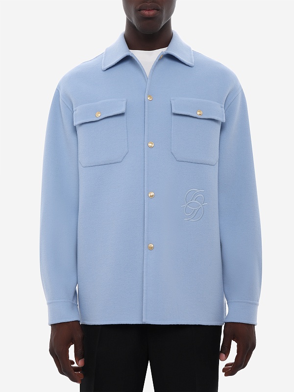 Куртка муж Drôle de Monsieur J-JT254-WO031-LBE LIGHT BLUE - 3