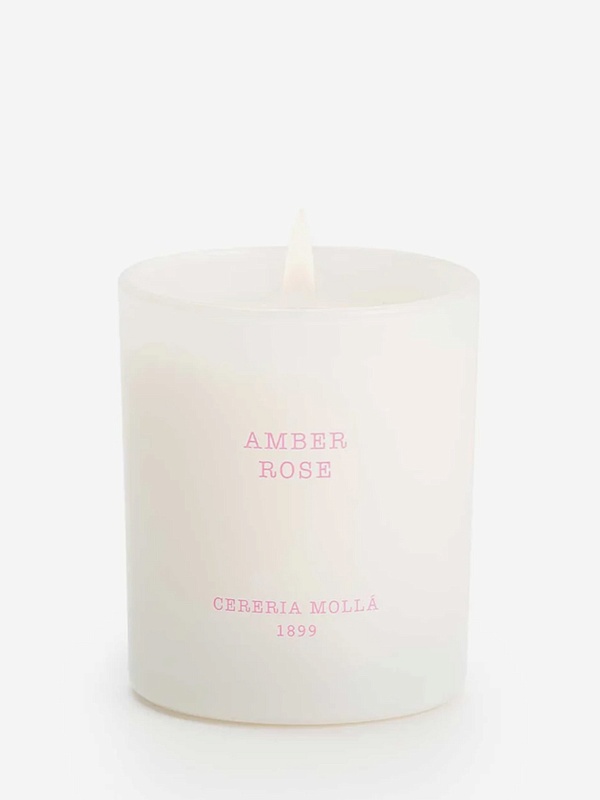 Свеча унисекс Cereria Molla 1899 VDMAD26 Amber Rose 230г - 2