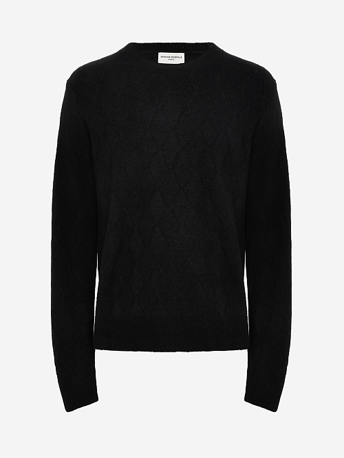 Свитер муж Officine Generale W25MKNT301 BLACK - 0