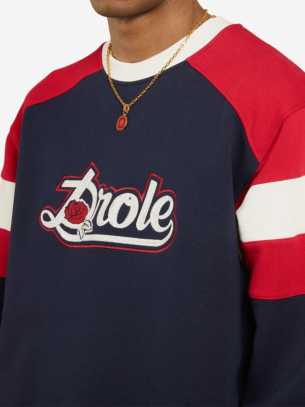 Толстовка муж Drôle de Monsieur I-SW179-CO127-NY NAVY - 2