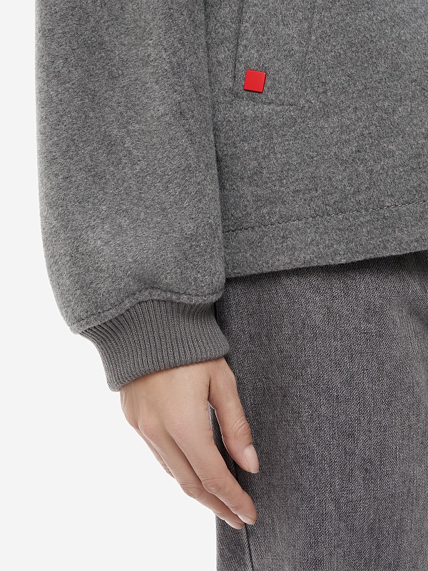 Бомбер жен MAX&CO 2626086043200 006 MELANGE GREY DOUBLE - 6