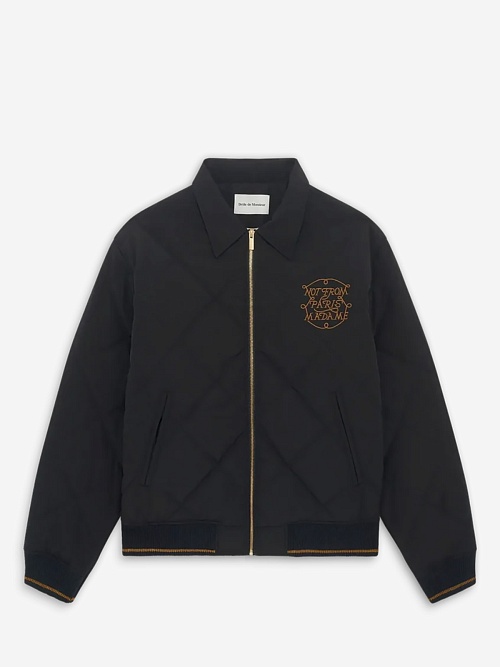 Бомбер муж Drôle de Monsieur H-JT236-PL163-BL BLACK - 0