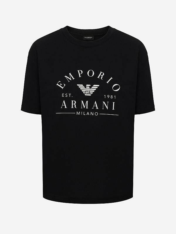 Футболка жен Emporio Armani EW001898 AF15345 UC001 BLACK - 0