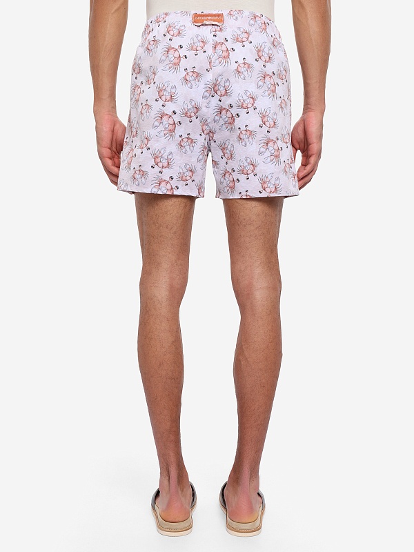 Плавки муж Emporio Armani EM000583 AF20447 F1062 CREAM PRINT CRABS - 4