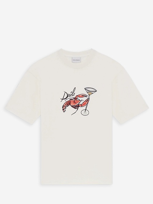 Футболка муж Drôle de Monsieur I-TS277-CO195-OW OFF WHITE - 0