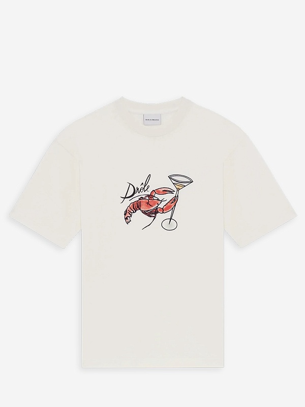 Футболка муж Drôle de Monsieur I-TS277-CO195-OW OFF WHITE - 5