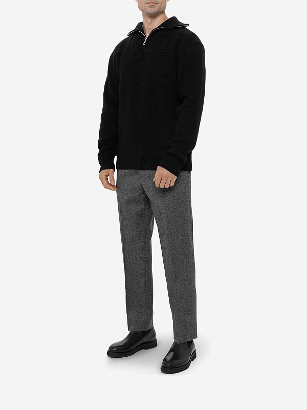Свитер муж Officine Generale W24MKNT304 BLACK - 2