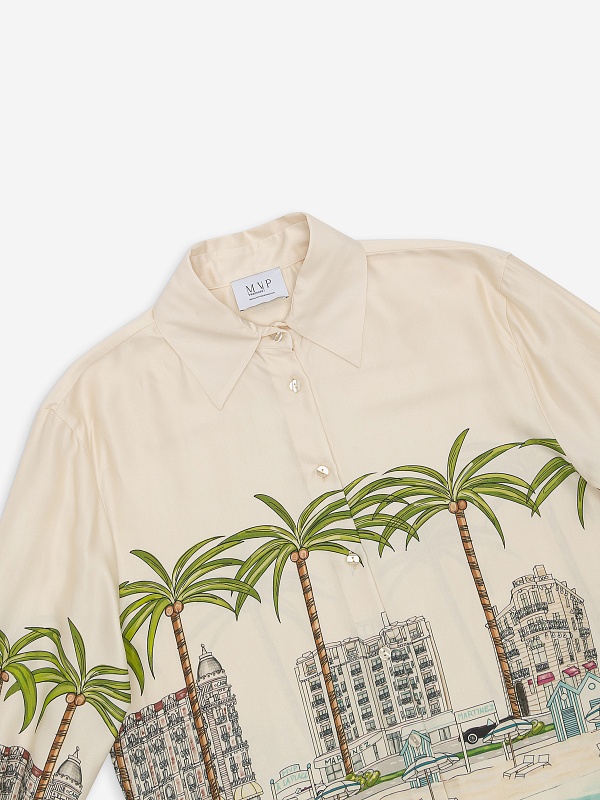 Рубашка жен MVP Wardrobe MVPE4CA132.0 1338 - LA CROISETTE PRINT - 2