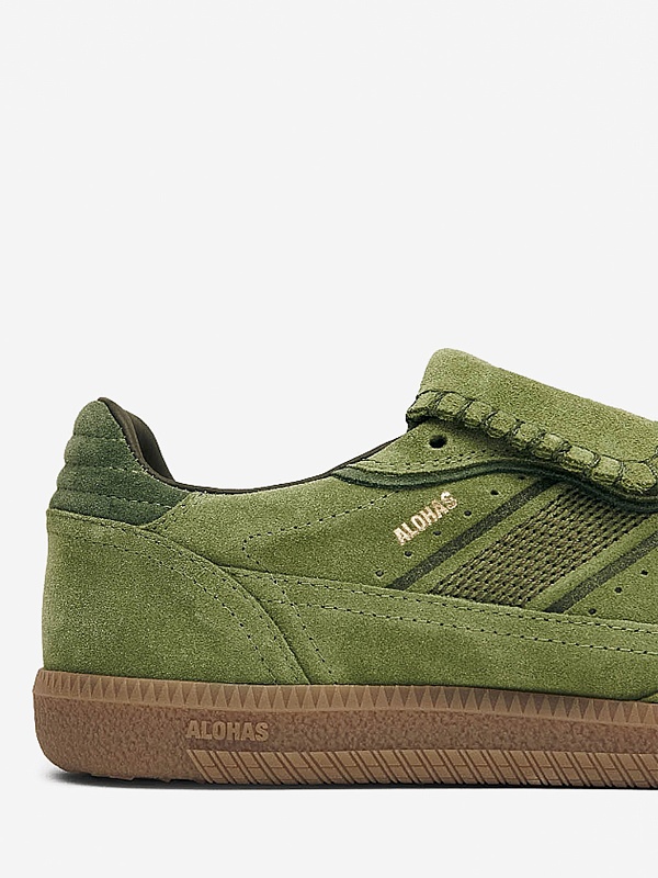 Кеды муж ALOHAS S100917-03 Suede Green - 5