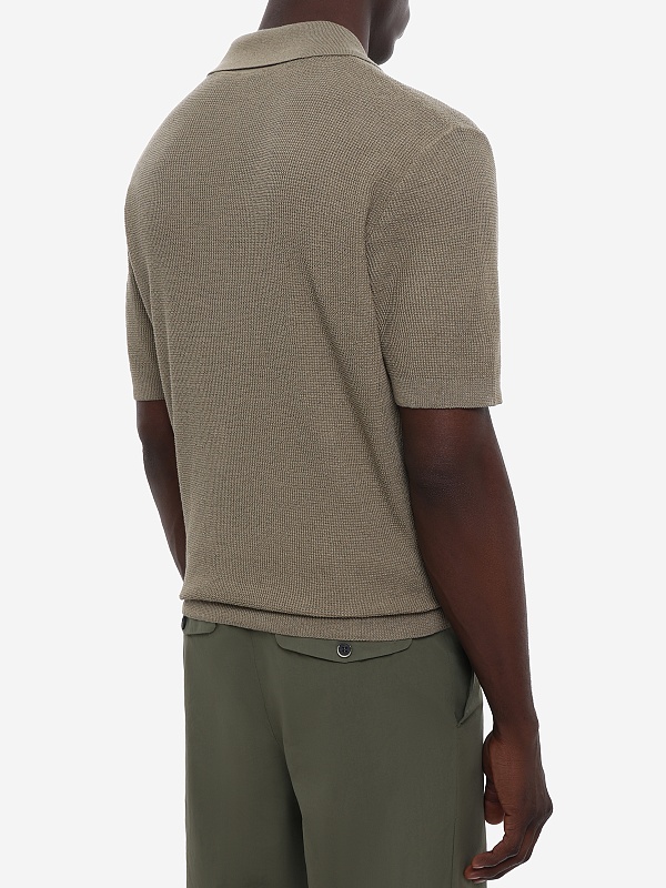 Поло муж Barena Venezia KNU5480 3167 385 Salvia - 4