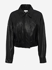 Куртка кожаная жен LVIR 142502 BLACK