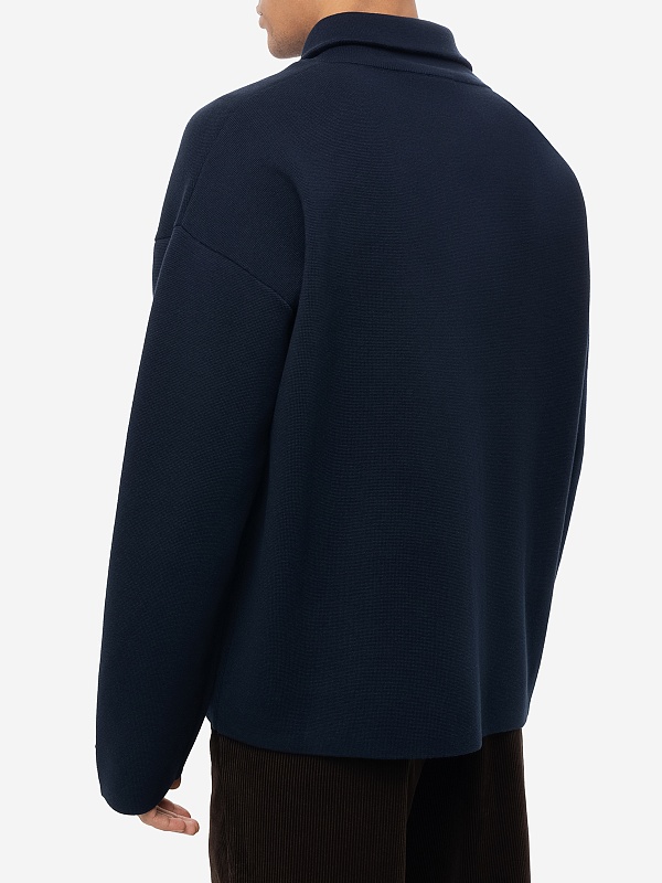 Свитер муж Etudes Studio H25MMKNI661-44 Navy - 3