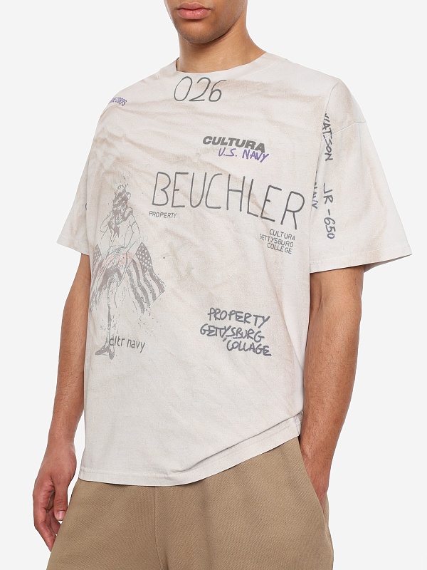 Футболка муж CULTURA S26TE33JE10 beige - 3