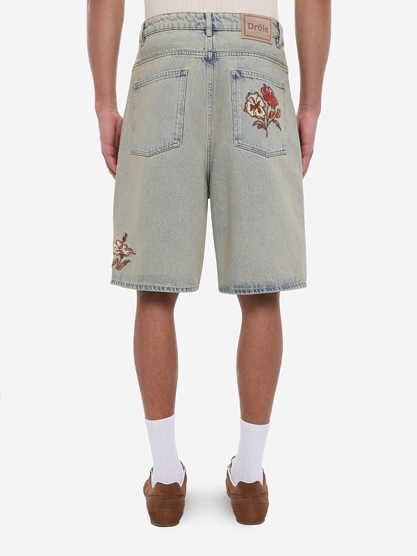 Шорты муж Drôle de Monsieur K-BS147-CO123-DUS DUSTY - 4