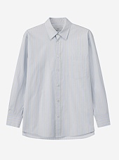 Рубашка жен DUNST UDSH6A104B1 MISTY BLUE STRIPE