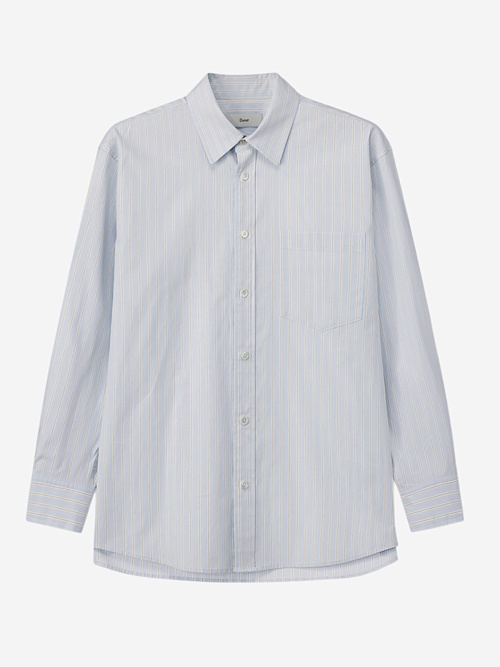 Рубашка жен DUNST UDSH6A104B1 MISTY BLUE STRIPE - 0