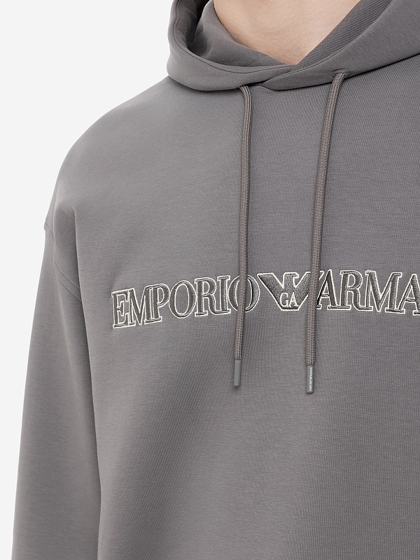 Худи муж Emporio Armani 3D1M63 1JHSZ 06I2 LOGO CASTEL - 5
