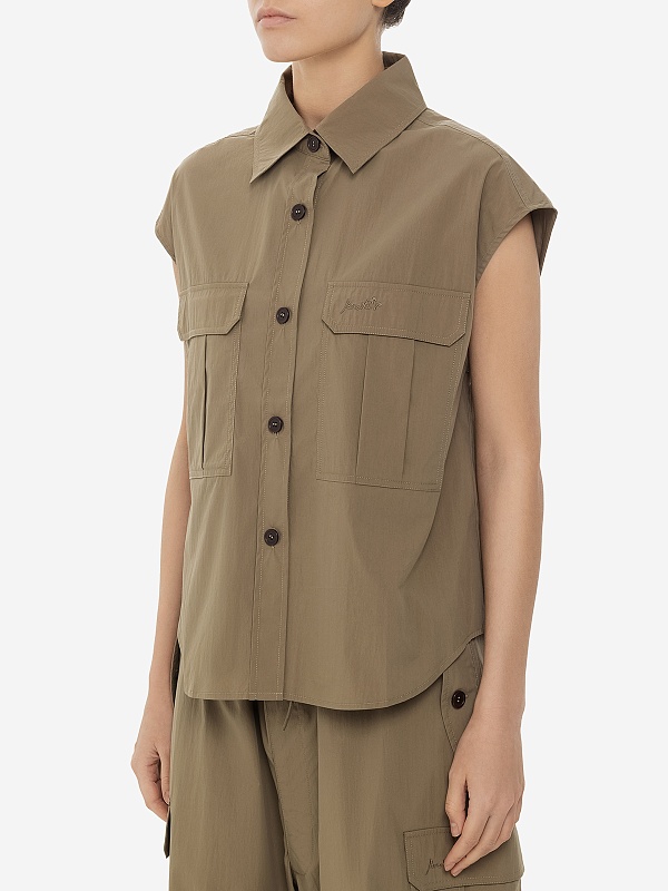 Рубашка жен P.A.R.O.S.H. D311667 004 BEIGE - 3