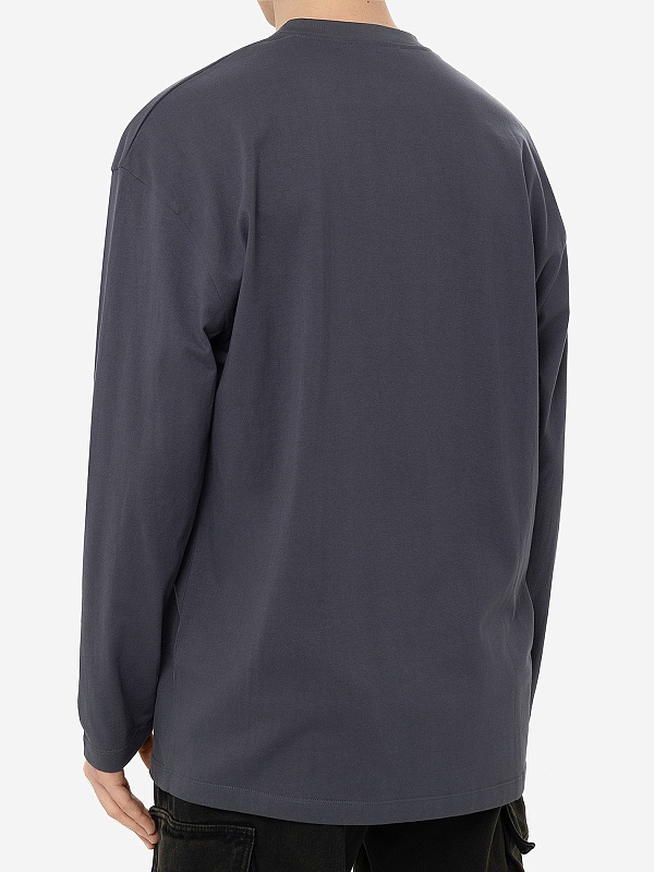 Футболка с длинным рукавом муж IH NOM UH NIT NUW24262 l41_charcoal - 4