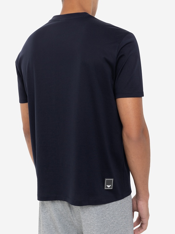 Футболка муж Emporio Armani EM000079 AF10094 UB118 ICONICO 0920 BLU NAVY EA - 4