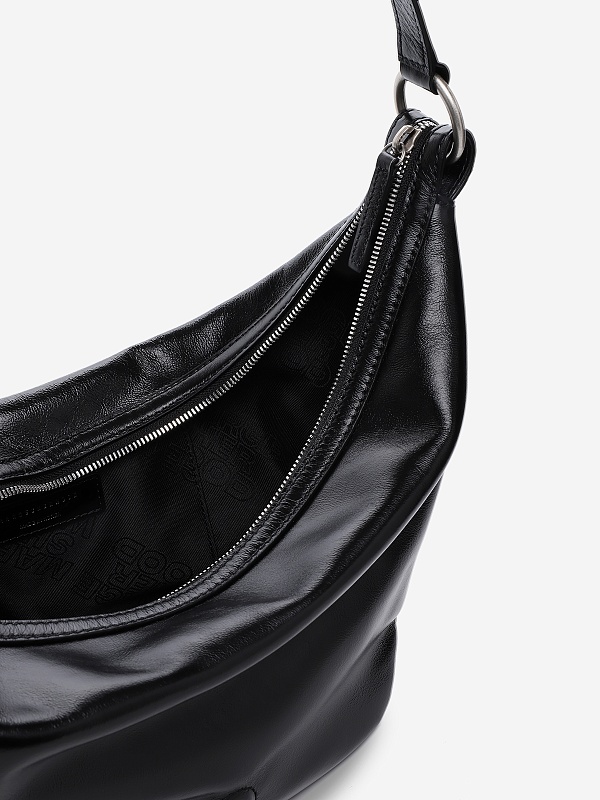 Сумка жен MARGESHERWOOD FF047365 BLACK GLOSSY PLAIN - 4