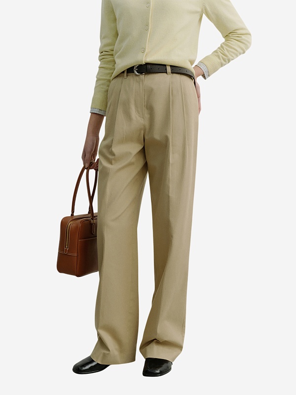 Брюки жен DUNST UDPA6A224I2 BEIGE - 2