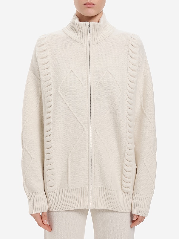 Кардиган жен Burka kn25-k002 Молочный - 2