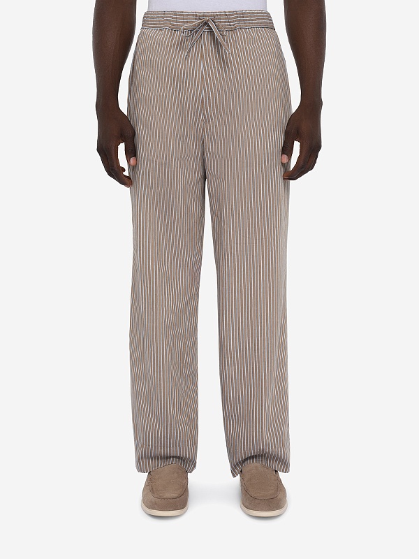 Брюки муж Officine Generale S26MCHN710 GINGER/DREAMBLUE - 3