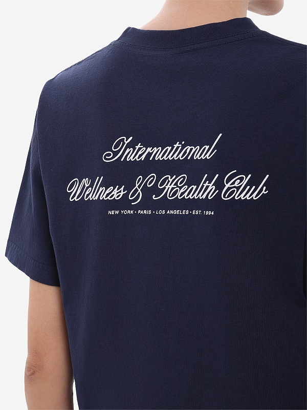 Футболка жен Sporty & Rich TO04365264BL106 Dark Navy - 5